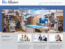 Tablet Screenshot of blu-alliance.com